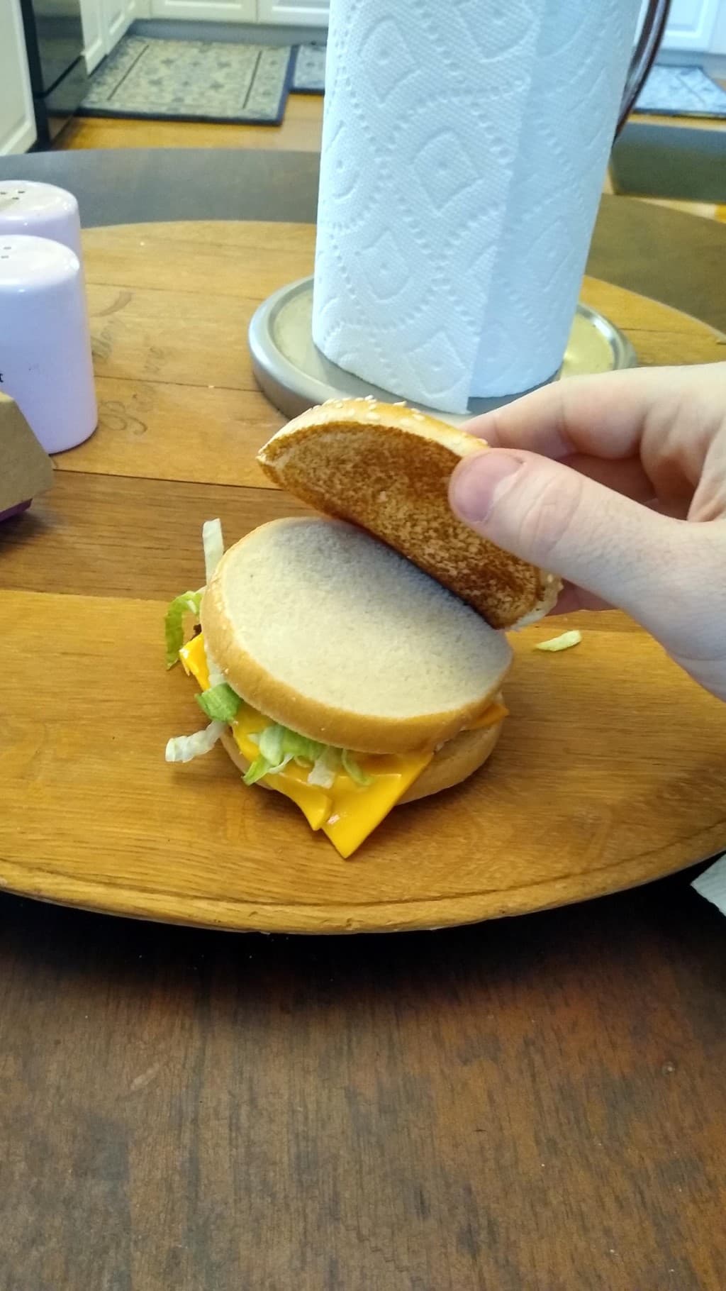 hamburguesa con doble pan