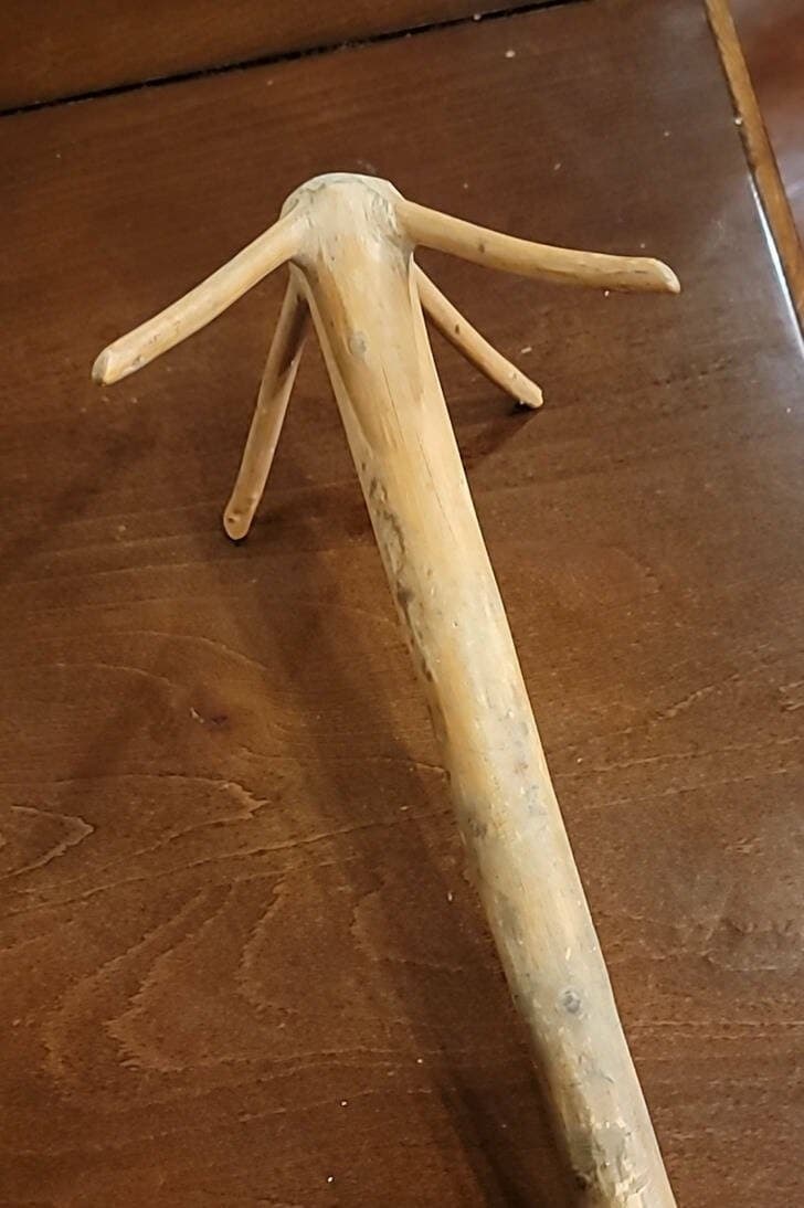 cuchara para espumar de madera