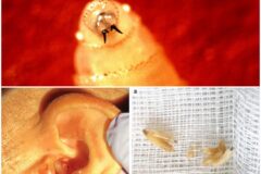 infección de oído y encontraron larvas carnívoras