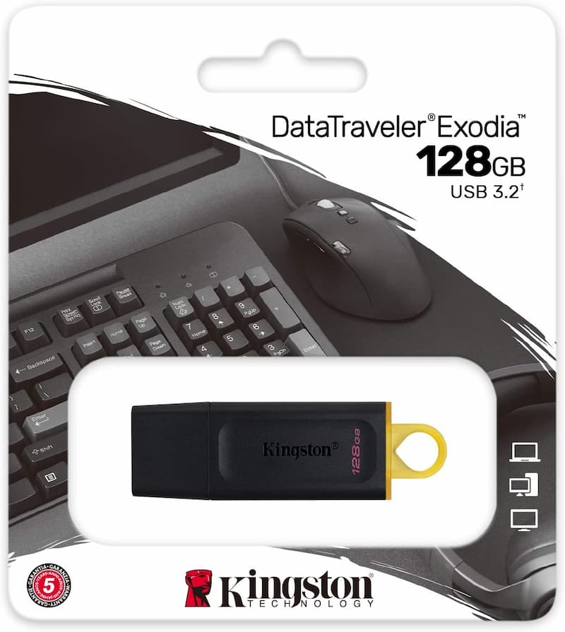 Memoria de 128GB Kingston USB DTExodia USB 3.2