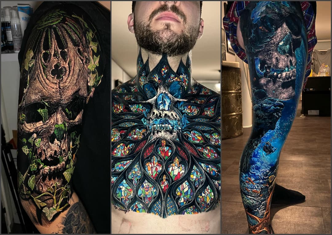Tatuajes macabros y alucinantes por Sandry Riffard1