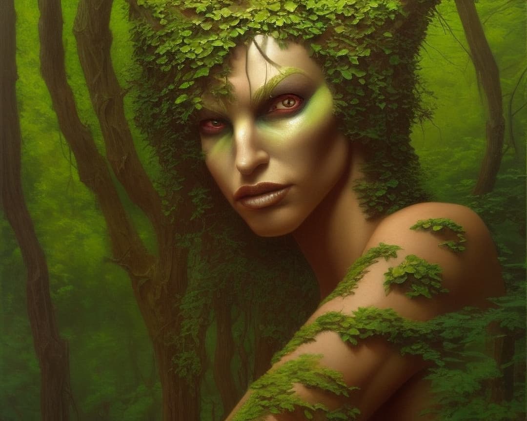 la mujer del bosque