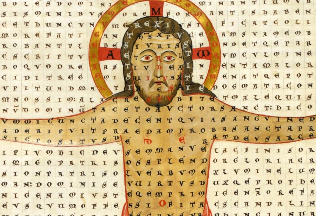 crucigrama con la imagen de jesus