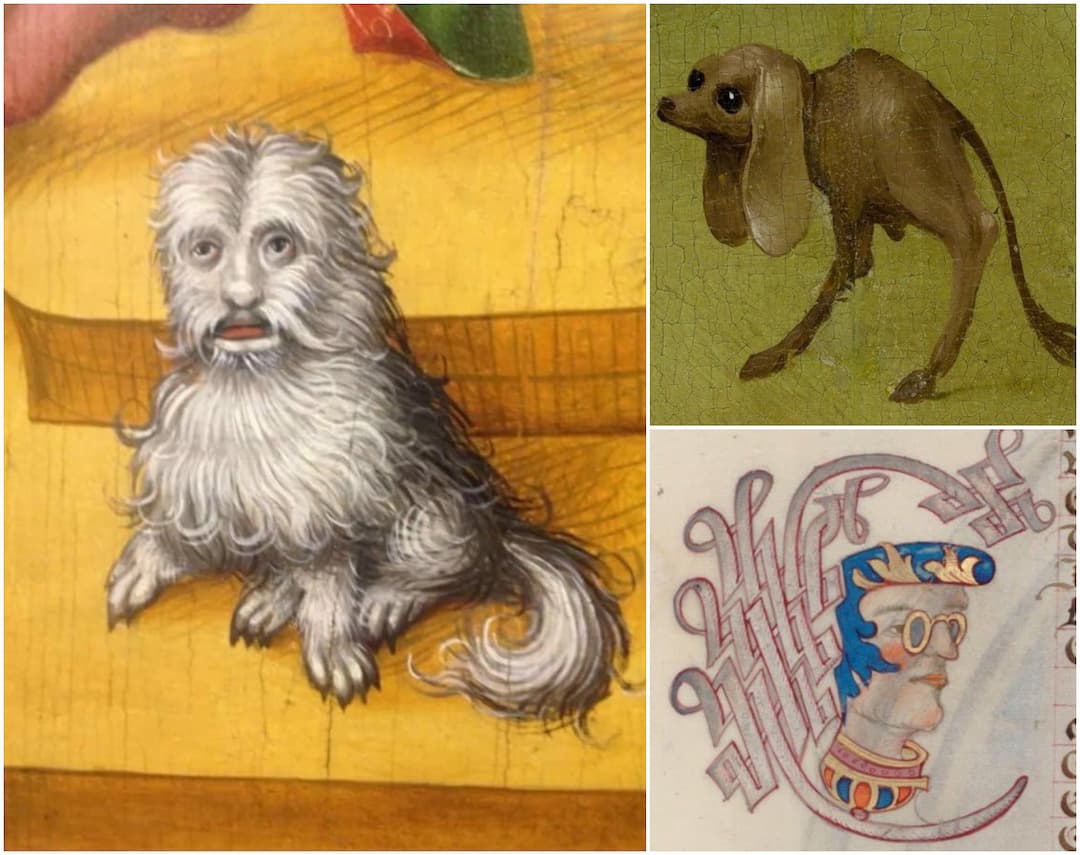 dibujos medievales extranos y divertidos1
