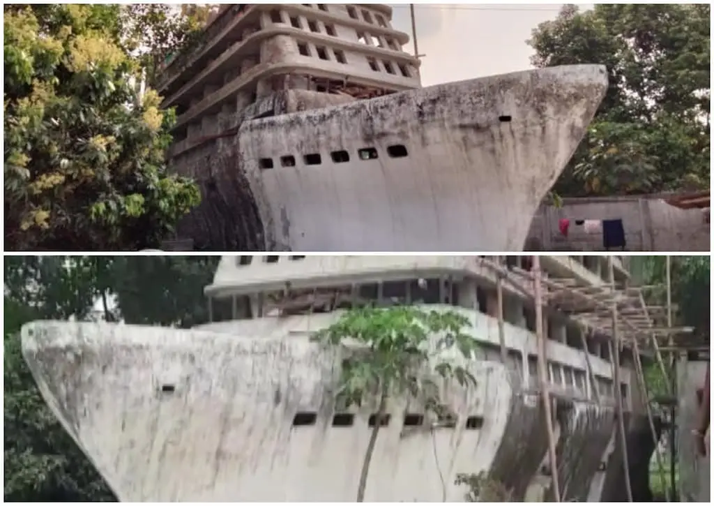 Hombre construye casa inspirada en el Titanic - Marcianos
